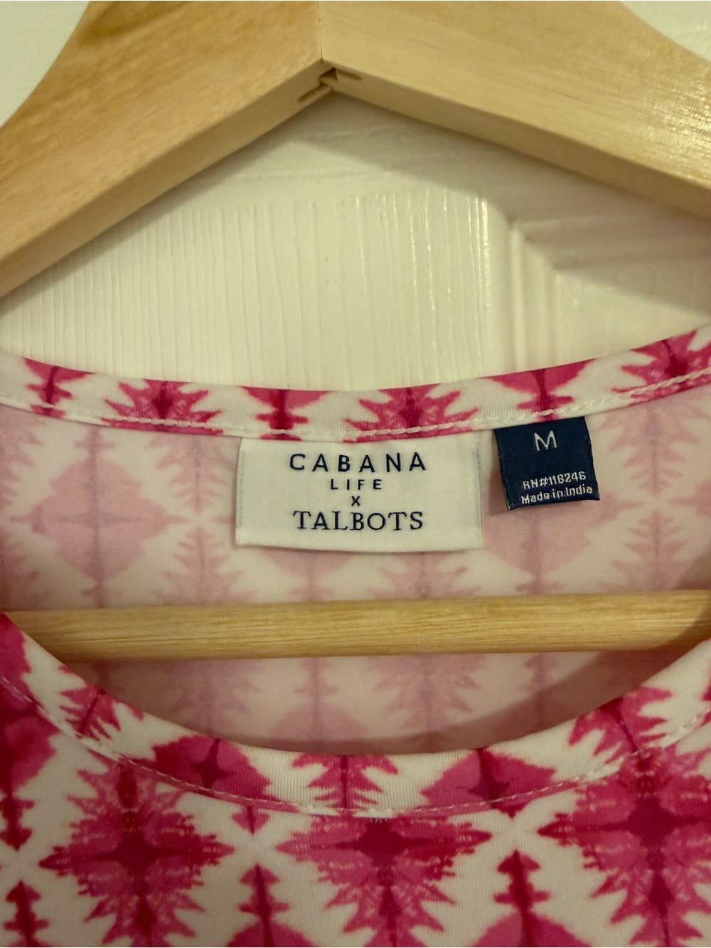 NWOT Cabana Life x Talbots Short Sleeve Dress Medium - Picture 2 of 4